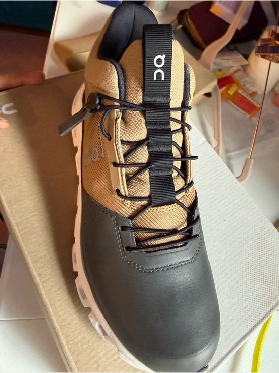 On Running Shoes - On Running Men's Athletic Shoe in Tan and Black